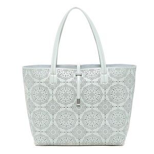 Vince Camuto Leila laser cut leather tote